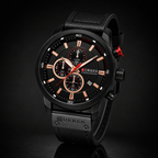 Sport Leather Wristwatch