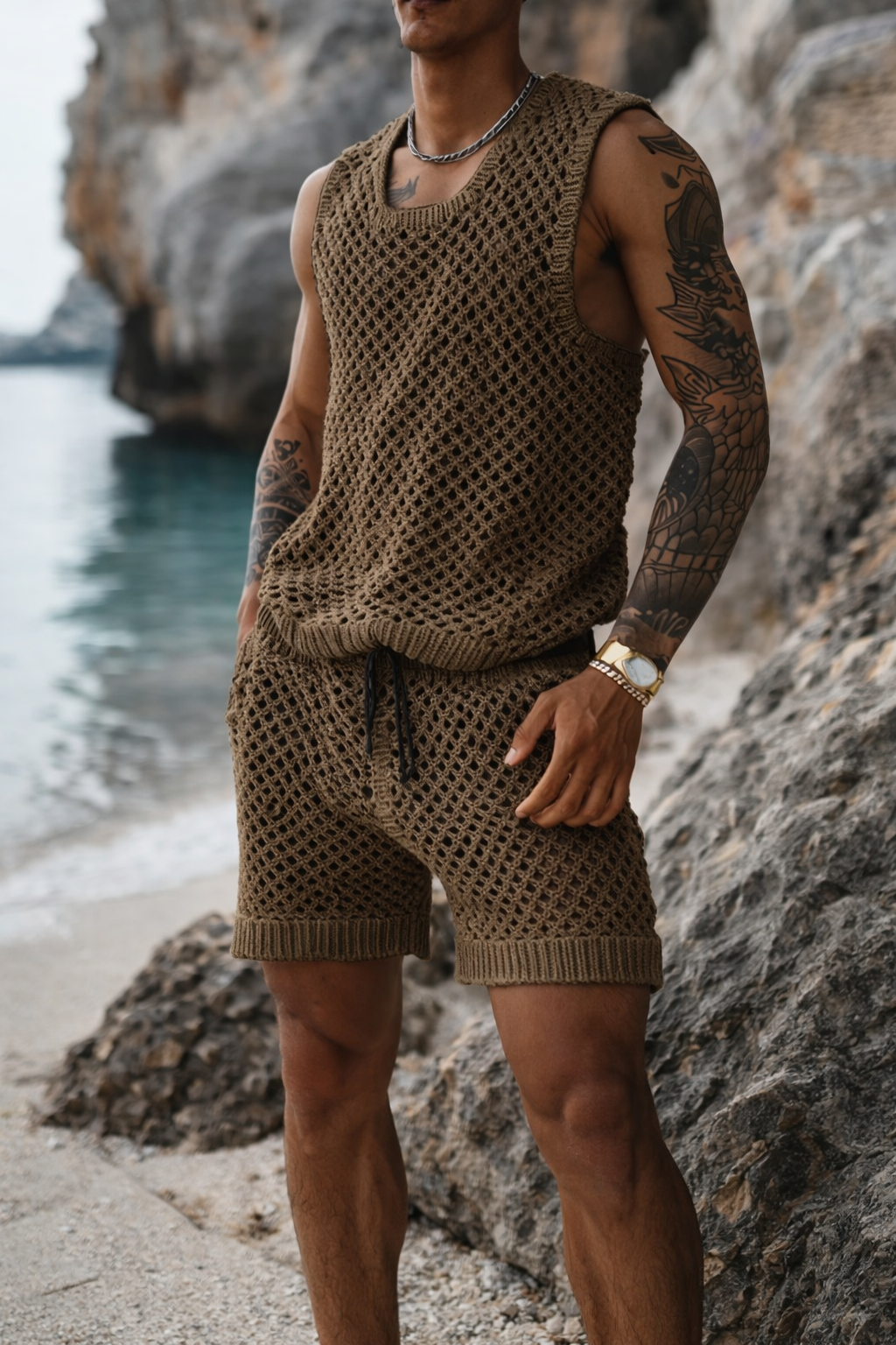 Leisure Vertical Stripe Shorts
