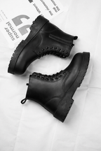 Top Leather Casual Boots