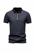 Zipper Polo Shirt