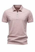 Zipper Polo Shirt