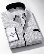 Printed Business Slim Fit Shirt