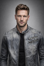 Ryder Denim Moto Jacket