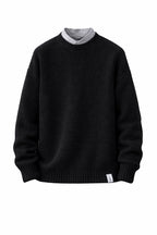 Waffle Knit Crew Sweater