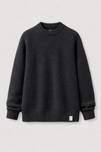 Waffle Knit Crew Sweater