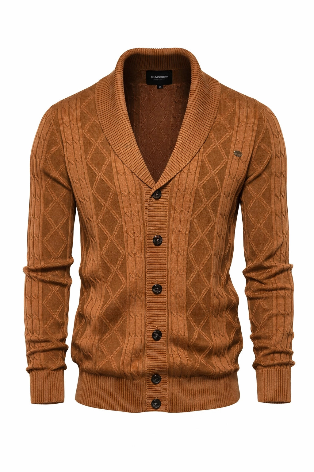 Harlington Argyle Knit Cardigan