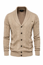 Harlington Argyle Knit Cardigan