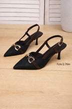 Liora Printed Buckle Sandals