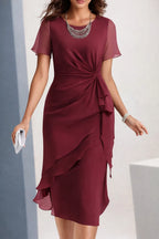 Aurielle Chiffon Elegant Dress
