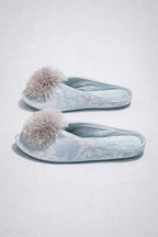 Veloura Delicate Satin Slippers
