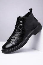 Artisan Leather Loafer Boots