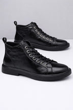Artisan Leather Loafer Boots