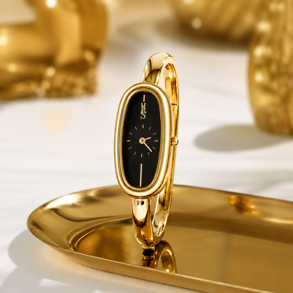 Women's Oval Bracelet Watch