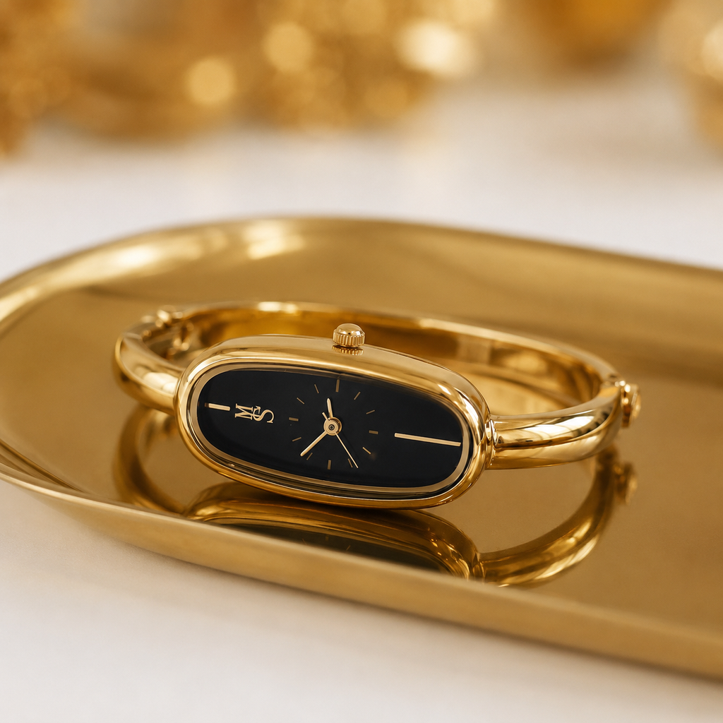 Women's Oval Bracelet Watch