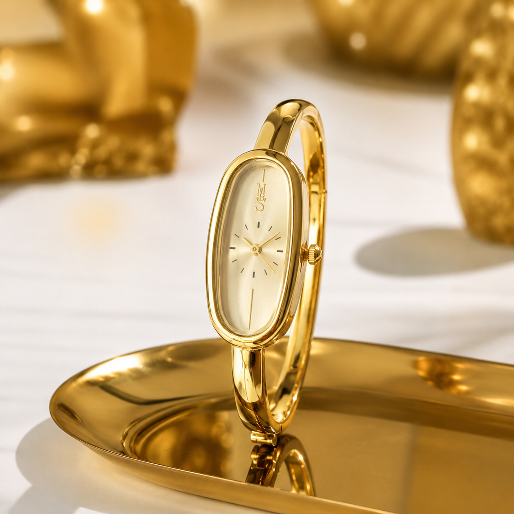 Women's Oval Bracelet Watch