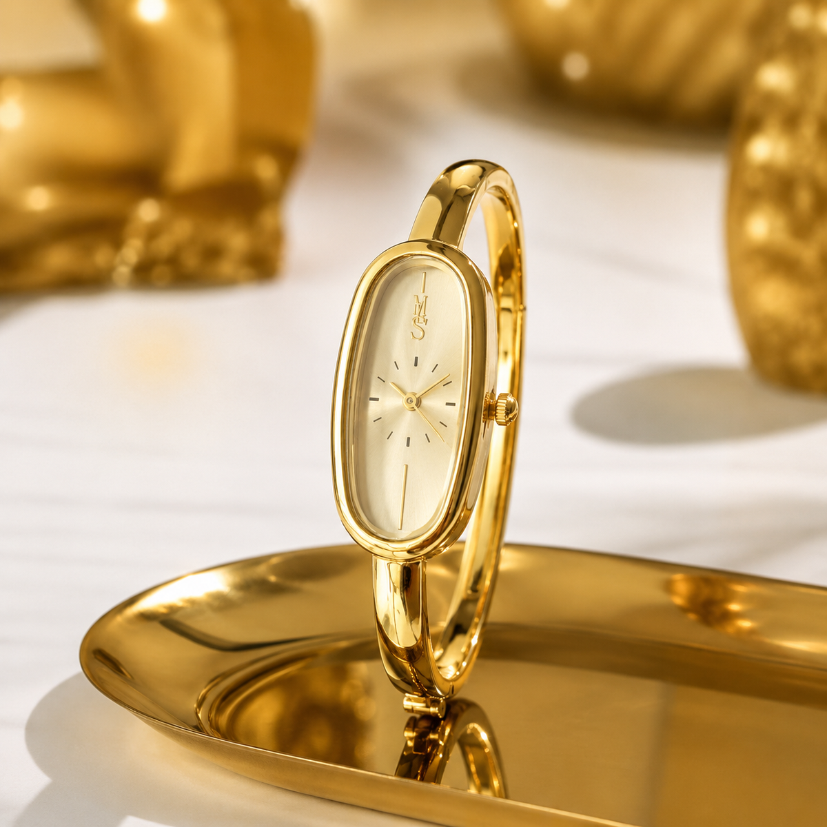 Women's Oval Bracelet Watch