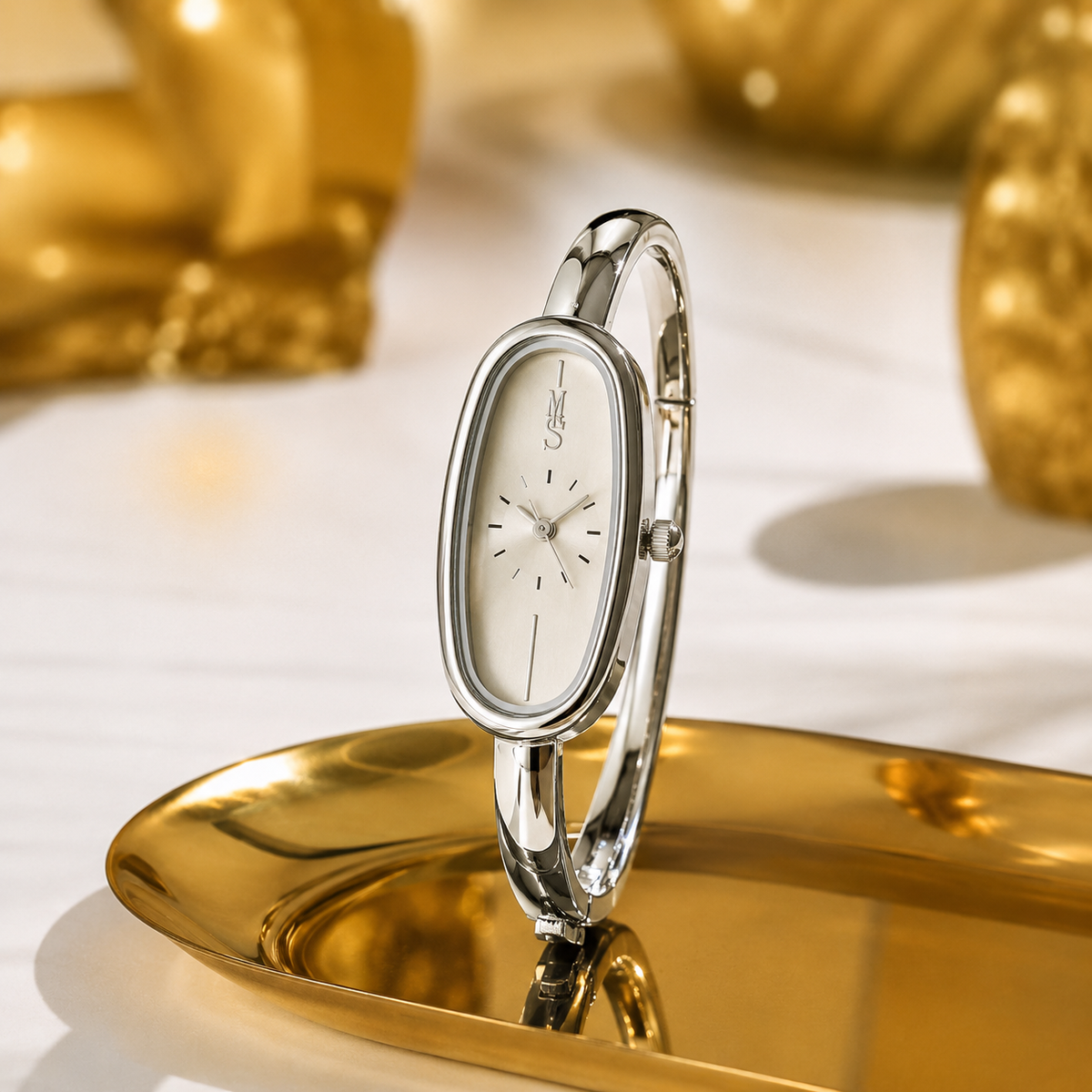 Women's Oval Bracelet Watch