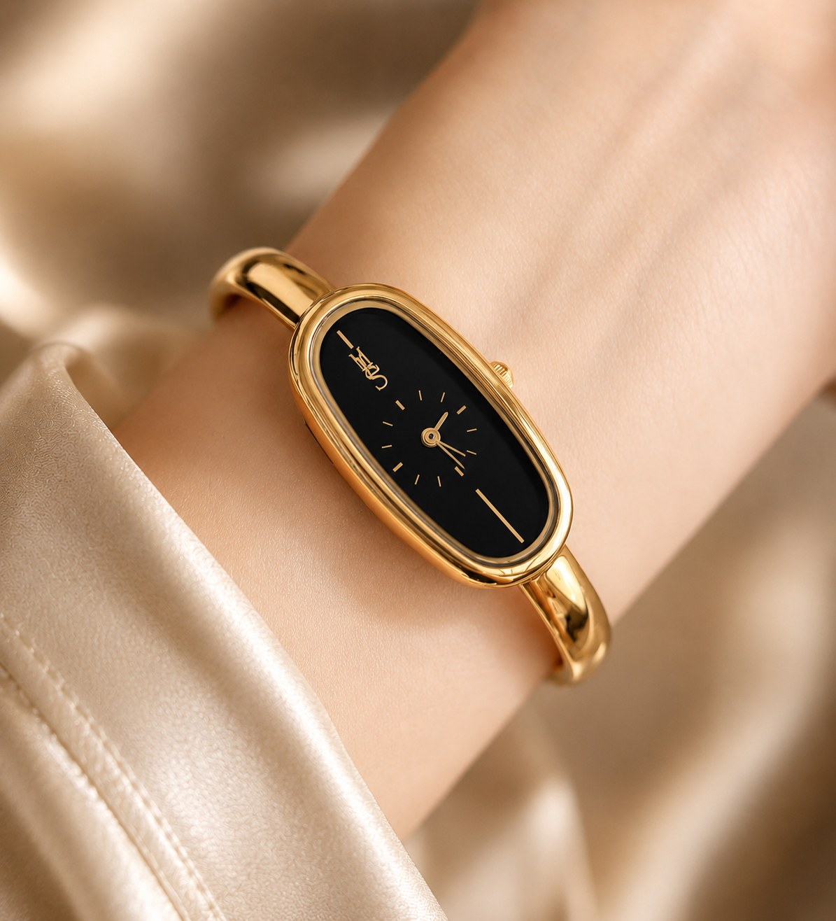 Women's Oval Bracelet Watch