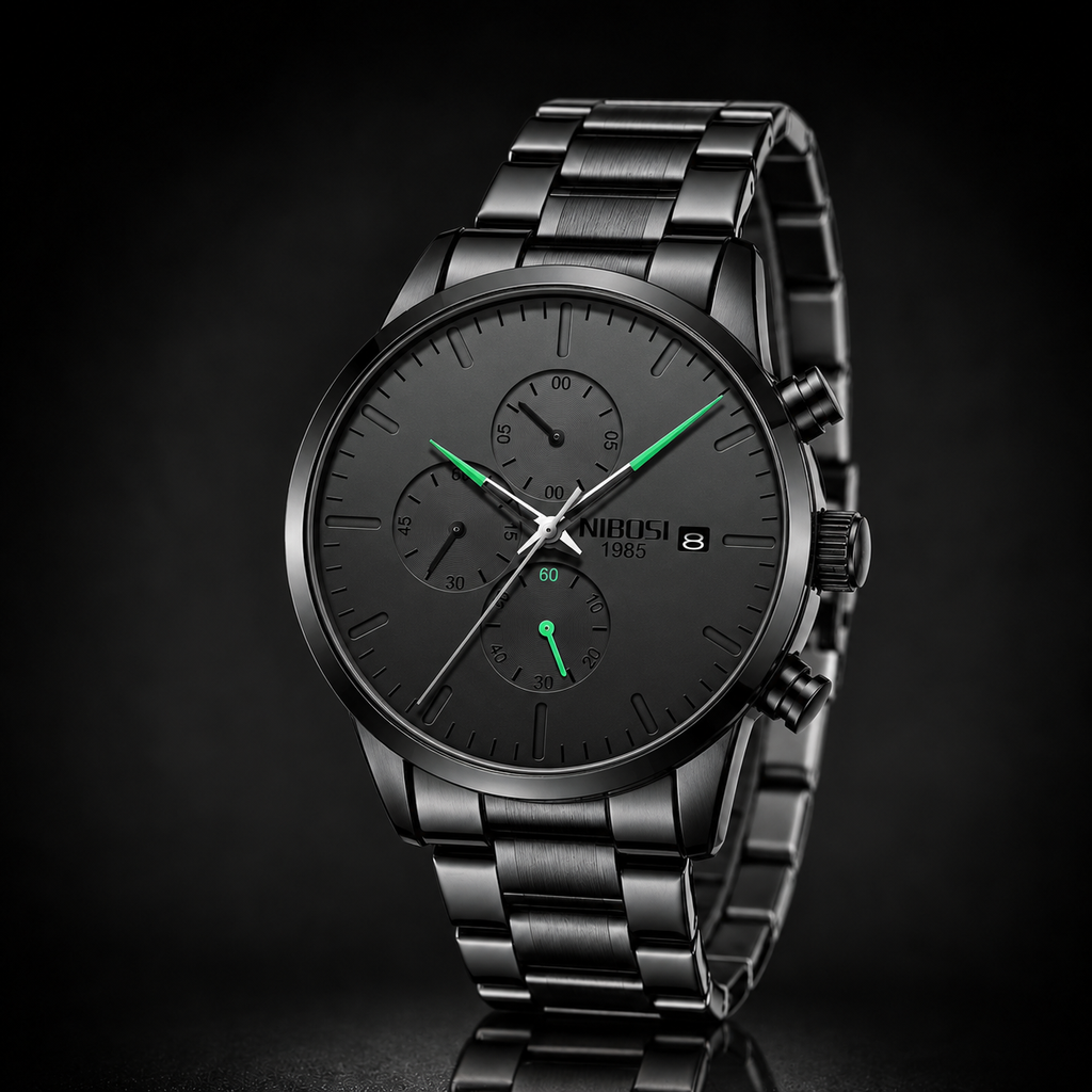 Minimalist Black Dial Watch