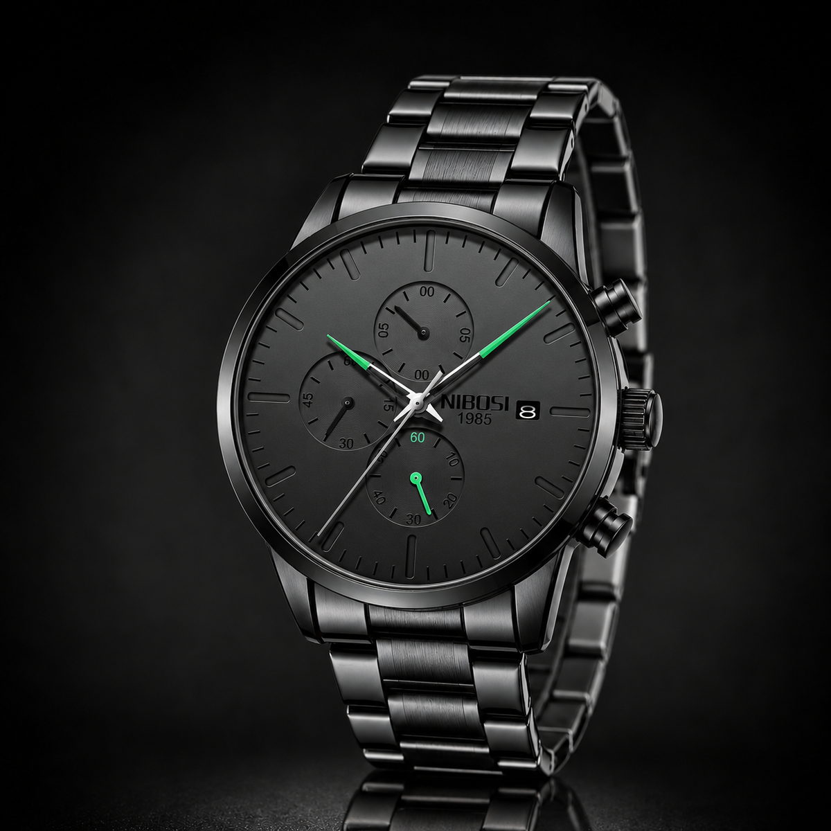 Minimalist Black Dial Watch