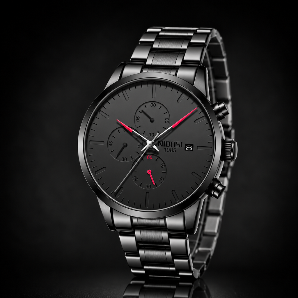 Minimalist Black Dial Watch