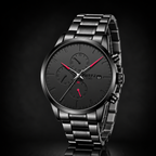 Minimalist Black Dial Watch
