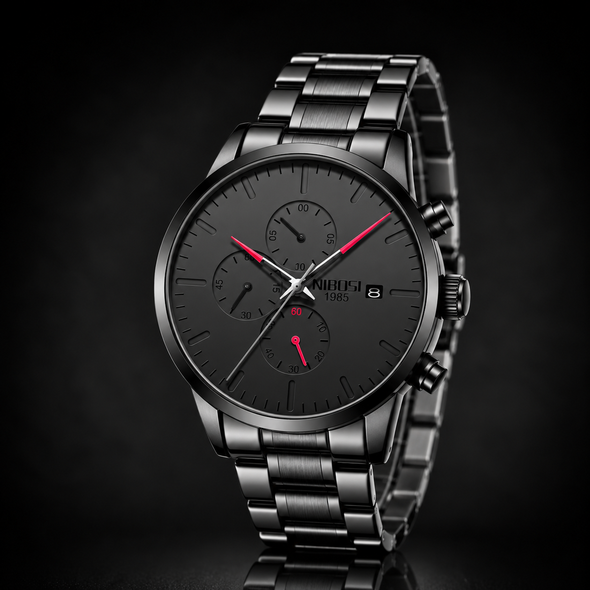 Minimalist Black Dial Watch