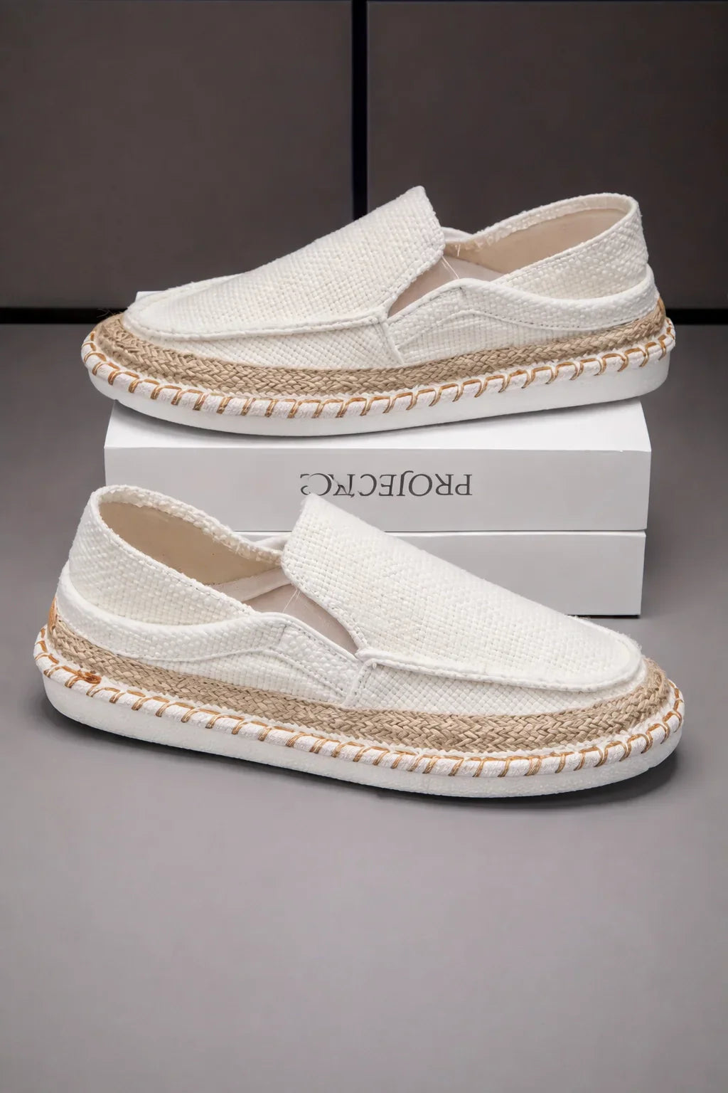 Linen Slip Casual Shoes