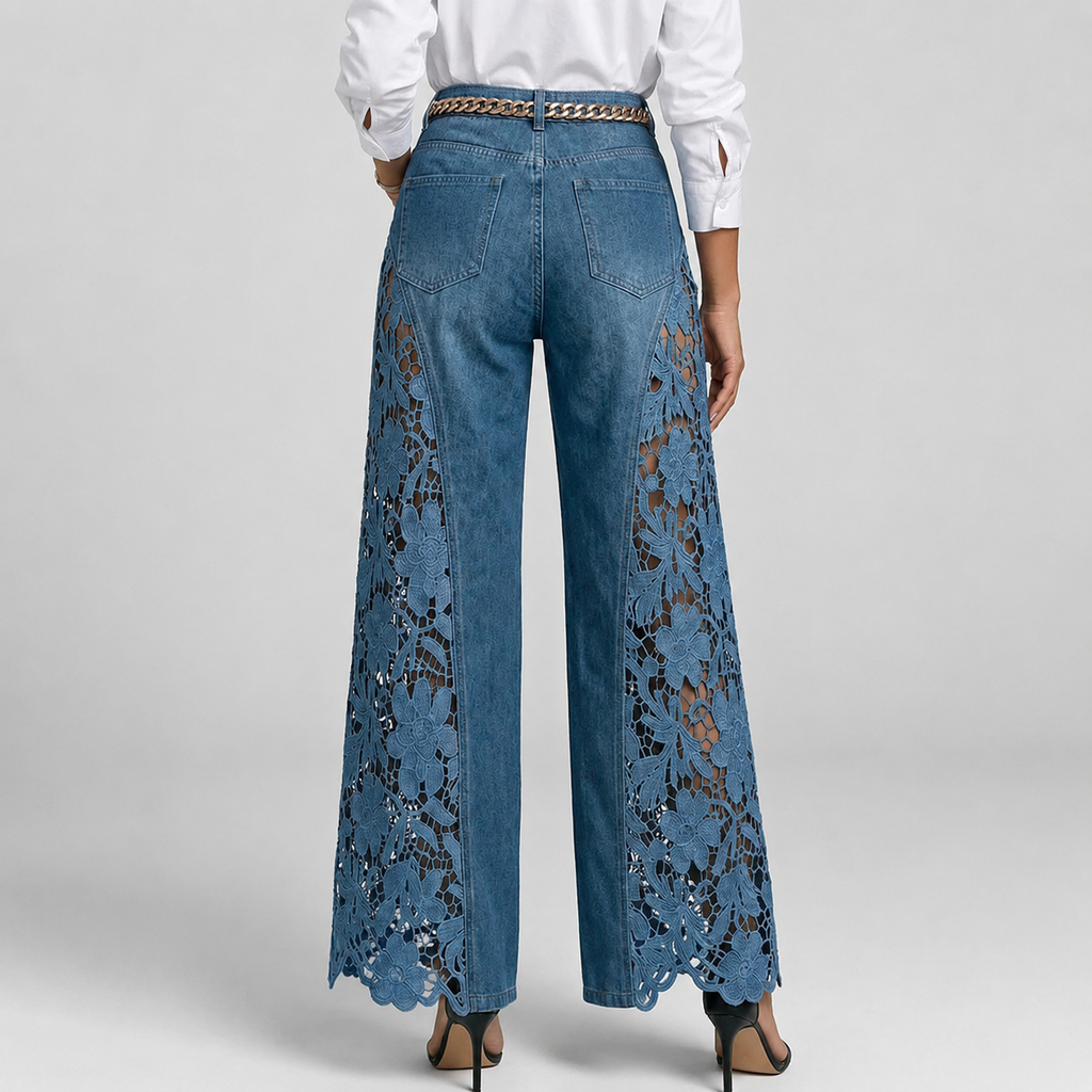 Women's Lace Hollow-OutJeans