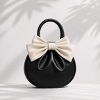 Bow Handle Clutch Bag