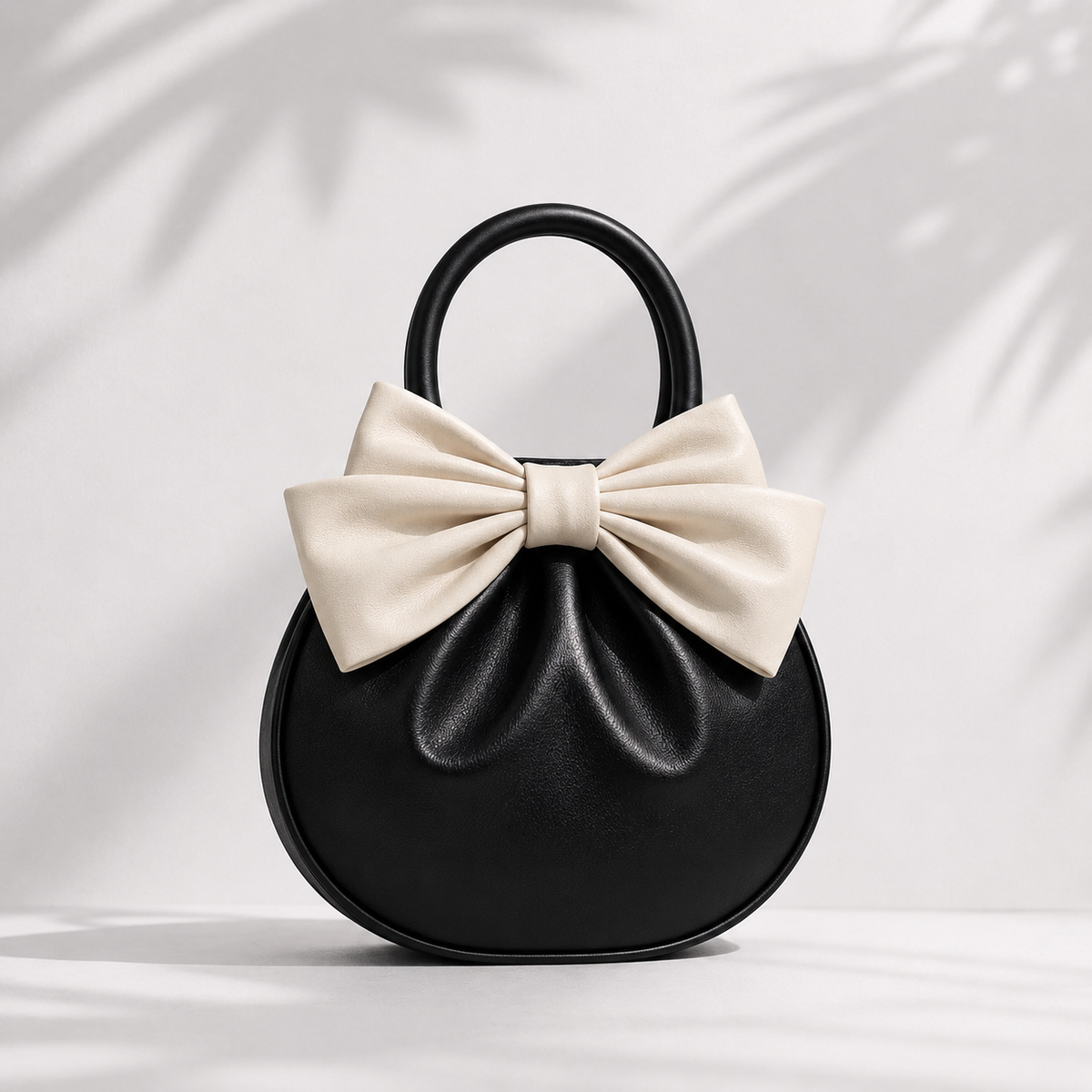 Bow Handle Clutch Bag
