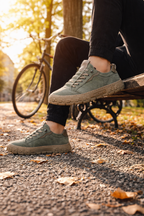 Canvas Lace-Up Casual Sneakers