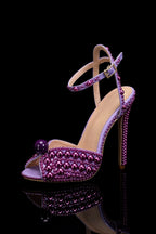 Celestia Pearl Crystal Heels