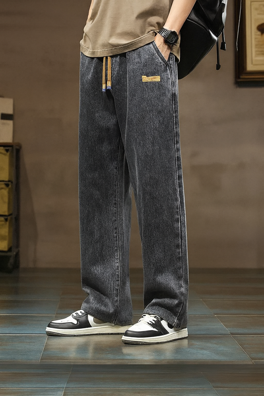 Leg Wide Fit Jeans