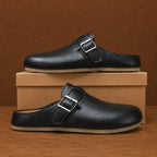 Buckle Backless Slip-On Slides