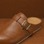 Buckle Backless Slip-On Slides