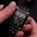 Square Stainless Steel Watch
