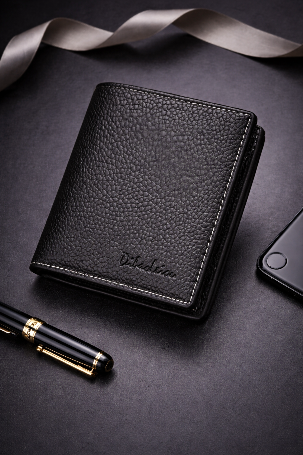 Lychee Print Zipper Wallet