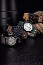 Leather Strap Casual Watch