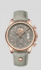 Chronograph Watch Leather Strap