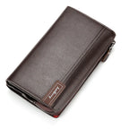 Large Leather Clutch Bag