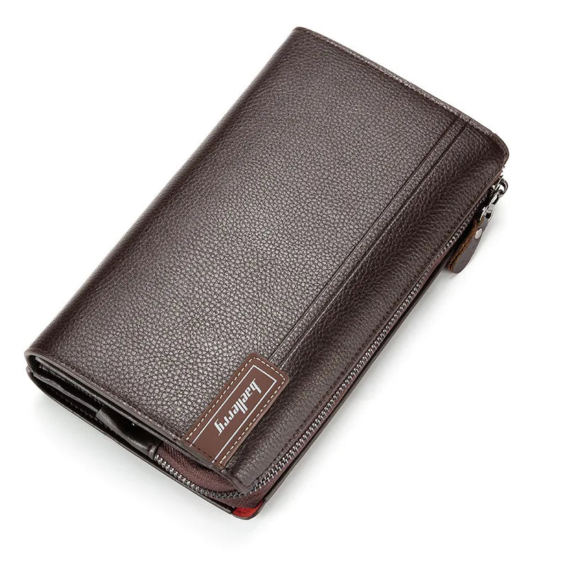 Large Leather Clutch Bag