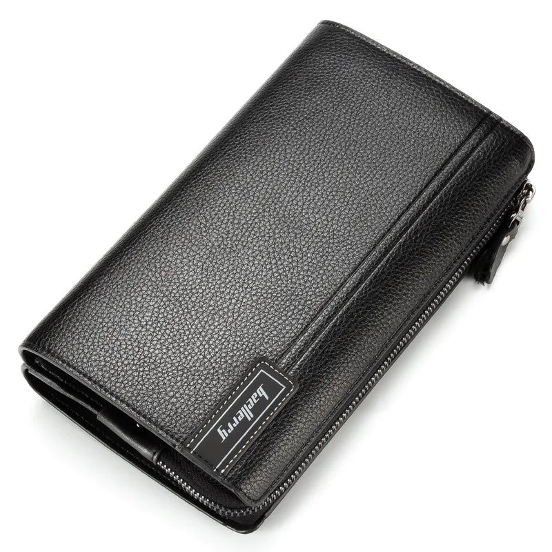 Large Leather Clutch Bag