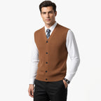 V-Neck Cardigan Sweater Vest