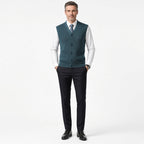 V-Neck Cardigan Sweater Vest