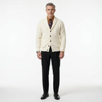Classic Turn-Down Collar Knit