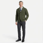Classic Turn-Down Collar Knit