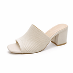 Elegant Knit Open-Toe