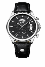 Chronograph Watch Leather Strap