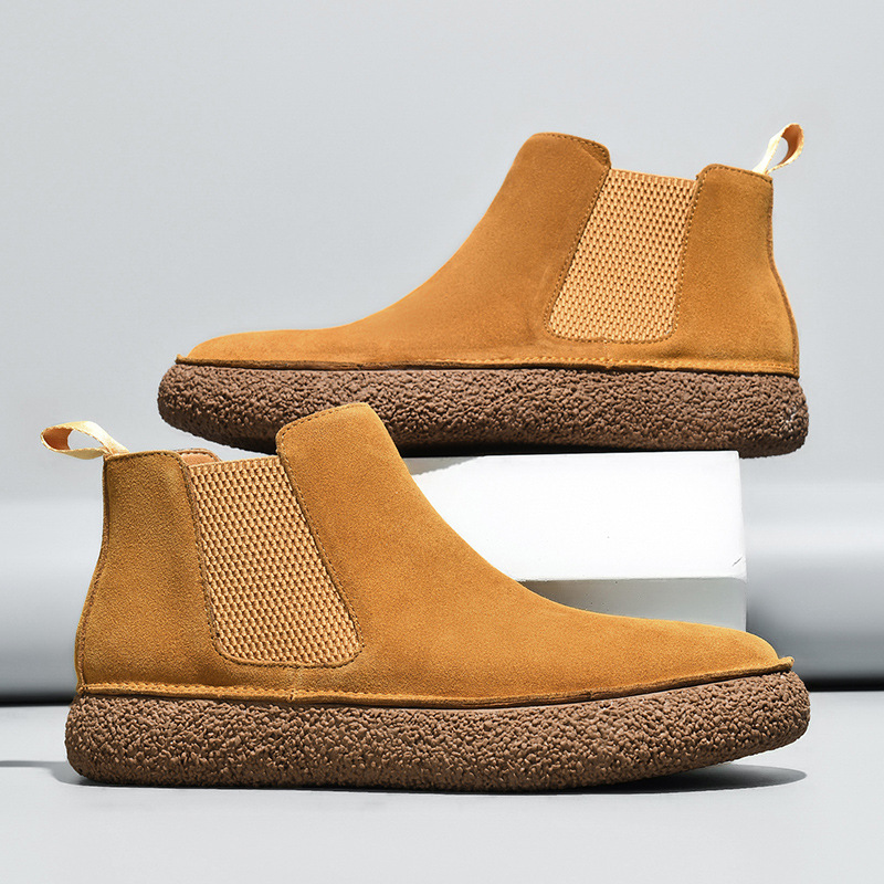Matte Leather Mid-Top